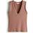 H&M Ladies Ribbed Vest Top - Dusty Brown