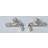 Vivienne Westwood Claude Small Stud Earrings Silver Pearls