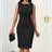 Shein Sleeveless Elegant Wear To Work Slim Bodycon Dress