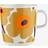 Marimekko Unikko Mugg 40 cl Vit Karamell Orange Mugg 40cl
