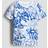 H&M Graffiti Bomull T-shirt Med Tryck - Blå