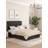 Aspire Zahra Mirazzi Velvet Ottoman Double Frame Bed