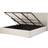 Beliani Modern Upholstered Ottoman Storage Beige Vion Frame Bed