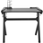 vidaXL Gaming Desk with LED and Y-Frame - Black, 600x900x750mm