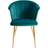 Dunelm Kendall Teal Kitchen Chair 77cm