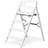KAOS Klapp Highchair Beech White
