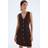 H&M Button Front Dress - Dark Brown