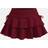 Shein Tween Girls Street Casual Knit Solid Drawstring Ruched Waist Cake Ruffle - Multicolor