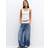 Pull&Bear Ribbed Tank Top - White