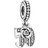 Pandora 50th Celebration Dangle Charm - Silver/Transparent
