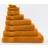 Dunelm Egyptian Cotton Bath Towel Orange (200x100cm)