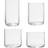 Aarke Nesting Drinking Glass 29cl 4pcs