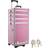 tectake Vanity Case 100cm - Pink