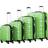 Zelsius Hard Shell Suitcase 4 delar - Green