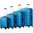Zelsius Hard Shell Suitcase 4 delar - Blue