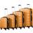 Zelsius Hard Shell Suitcase 4 delar - Orange