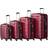 Zelsius Hard Shell Suitcase 4 delar - Red