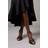 Coast Tilda Faux Leather Lattice Front High Heel Sandals - Black