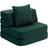 by KlipKlap 3-Fold Sofa Single Deep Green/Light Green