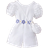 Shein Young Girl ShortSleeved Bubble Texture Jumpsuit With Crossed Back And Knit Stripe Fabric Including Bag