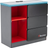 X-Rocker Carbon-Tek Grey Sängbord 34x79cm