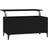 vidaXL Engineered Wood Black Sofabord 44.5x90cm