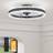 VOLISUN 40cm Modern Smart LED Ceiling Fan Light