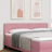 vidaXL LED Crystal Button Tufted Pink 90 cm Velvet Headboard