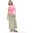 New Look Floral Print Midi Skirt - Green