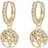 Snö of Sweden Cicce Coin Pendant Earring Gold