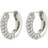 Pilgrim Tatum Small Hoops Silverplated Dam Örhängen - Sølv