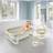 Dolu Foldable Triple Baby Bath Set Green