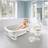 Dolu Foldable Triple Baby Bath Set Beige