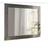 Robert Dyas Yearn Grey Wall Mirror 58.4x73.7cm