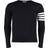 Thom Browne Wool 4-Bar Pullover - Navy