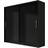 Scandinavian Choice Bega Black Garderob 180x215cm