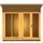Shire Lela 8x4 Double Door Summerhouse 4 x 8ft (Building Area )