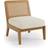 Dunelm Bilbao Sherpa Occasional Ivory Armchair 74cm