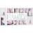 Relaxdays Family White Photo Frame 72x36.5cm