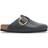 Birkenstock Boston Big Buckle Shearling Oiled Leather - Midnight Blue