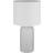 Globo Sofia Hvid 50 cm Stof Glas Bordlampe