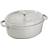 Staub Oval White Truffle med lock 5.5 L