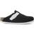 Birkenstock Boston Suede Leather/Birko-Flor - Black White