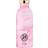 24 Bottles Clima Marble Pink Vattenflaska 0.5L