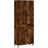 vidaXL Highboard Smoked Oak Förvaringsskåp 69.5x180cm