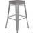 Flash Furniture Kai Commercial Grade Silver/Gray Bar Stool 30.8"