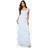boohoo Ruffle Strappy Maxi Dress - Blue