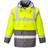 Portwest Hi-Vis Contrast Winter Traffic Jacket - Yellow/Grey