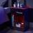 X-Rocker Carbon-Tek with RGB LED Lights and Wireless Charging Red Bedside Table 33x36cm