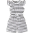 Shein Young Girl Casual Striped Printed Jumpsuit Summer
